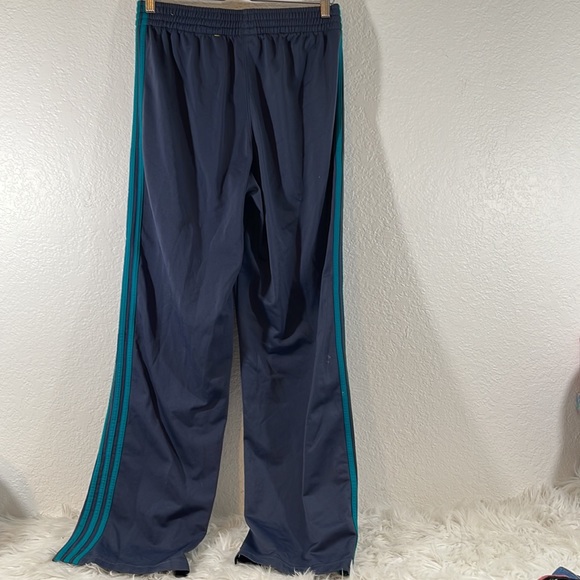 ADIDAS BASKETBALL THREE STRIPE FITNESS PANTS Front Pockets Z35365 Size Large - Picture 7 of 12